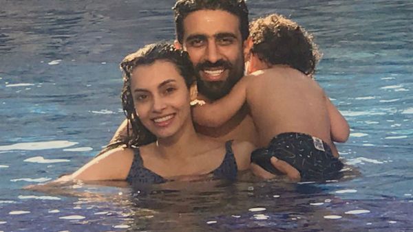 Composer Mostafa Gad posted a picture with his wife and their son Zain via his Insatgram account Source mostafagadofficial Instagram