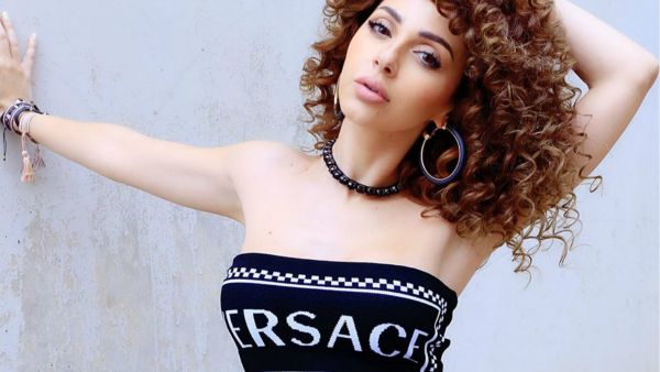 Fares appears in a video from her latest concert dancing with a Saudi girl from the audience Source myriamfares Instagram