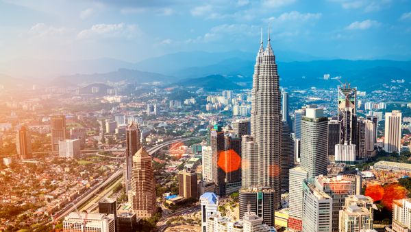Kuala Lumpur skyline with the Petronas Towers and other skyscrapers (Shutterstock)