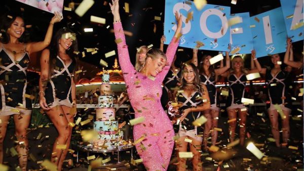 Sofia Richie was spotted celebrating her birthday in Las Vegas