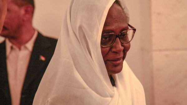 Sudan's new Forein Minister Asma Mohamed Abdalla, the first ever female foreign minister in the country (AFP)