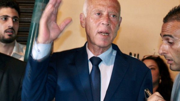 Tunisian presidential candidate Kais Saied  (AFP)