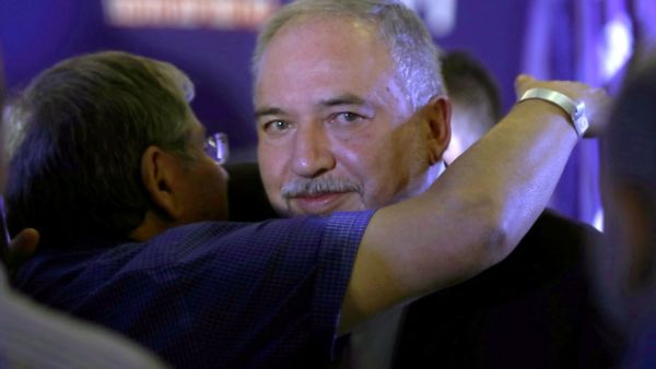 Avigdor Lieberman, leader of the Israeli secular nationalist Yisrael Beiteinu party (AFP)