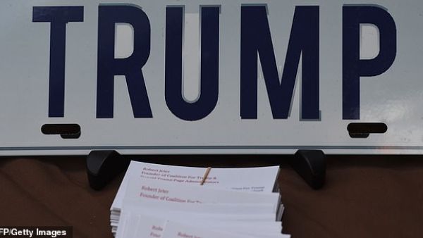 Swedish authorities say Marcus Saaf was denied a vanity plate (not pictured) with the letters TRUMP because it violated motor vehicle department rules. (AFP/ File Photo)