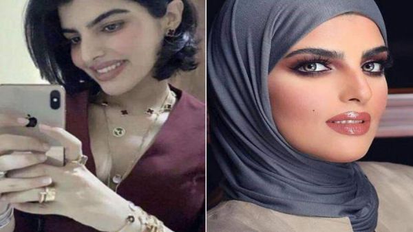 بسارة الودعاني بالحجاب وبدونه