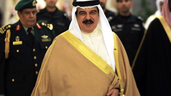 Bahrian King Hamad reportedly condemned the Arab boycott of Israel (AFP)