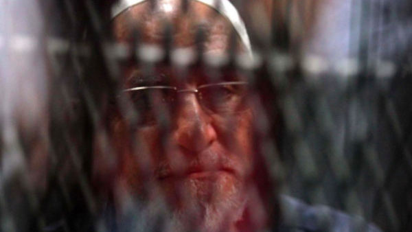 Mohammad Badie in court, Wednesday (AFP) 