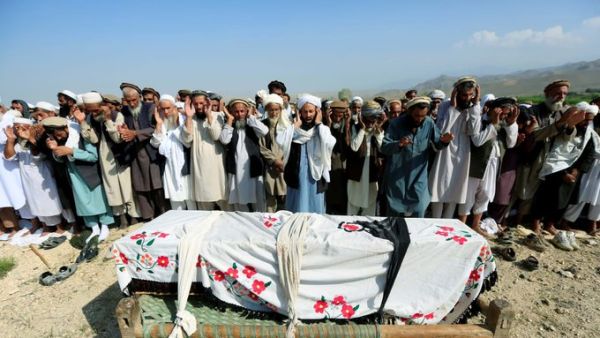 U.S drone strike just slaughtered 30 civillian farmers in Afghanistan (Twitter)