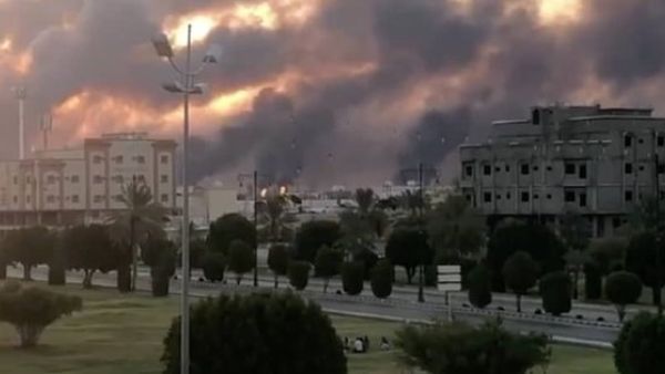 Drones strike major Saudi Aramco oil facilities  (Twitter) 
