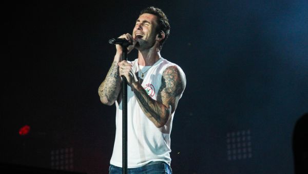 Adam Levine, from Maroon 5 band, on stage of Rock In Rio Festival. (Shutterstock/ File Photo)