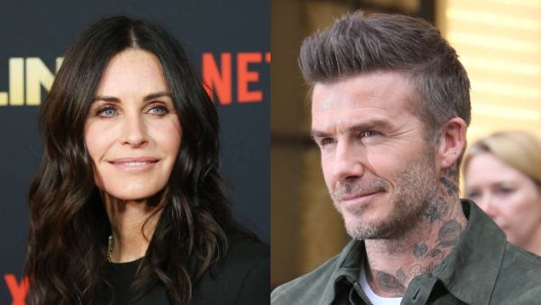 ديفيد بيكهام وكورتيني كوكس