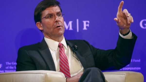 U.S. Secretary for Defense Mark Esper (AFP)