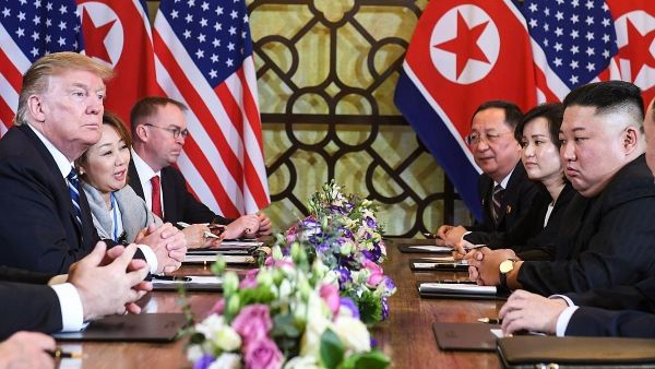 The summit between US President Donald Trump and North Korea’s leader Kim Jong-un ended with no deal. (AFP)