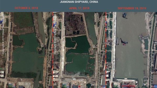 China's first full-sized aircraft (Twitter)