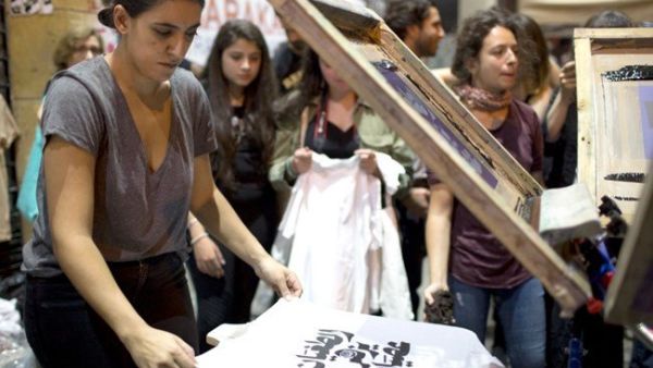 Farah Fayyad, an independent graphic designer and screen-printer  (Twitter)