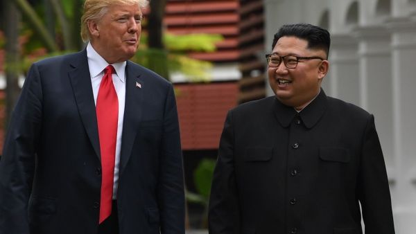 US President Donald Trump (L) and North Korean leader Kim Jong-un. (AFP/ File Photo)