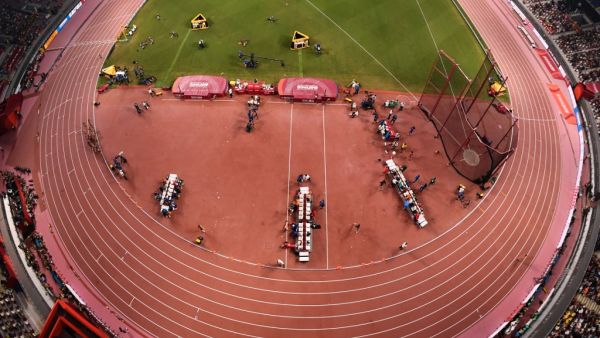 Athletes compete in the Women's 5000m heats at the 2019 IAAF Athletics World Championships at the Khalifa International stadium in Doha on Oct 2, 2019. Antonin THUILLIER / AFP