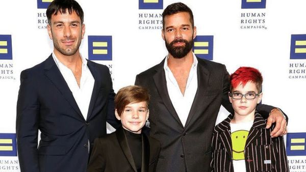 Martin had previously fathered twins Matteo and Valentino, both 11, via surrogacy in August of 2008. 