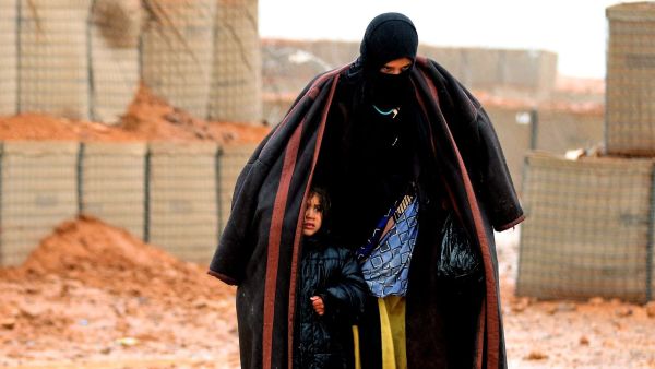 Hundreds of residents have left the camp, but many remain deeply mistrustful of the regime, fearing arrest or forced conscription by the regime army if they left. (AFP/ File Photo)