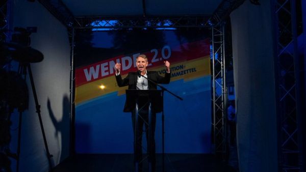 Bjoern Hoecke, top co-candiate for Thuringian state elections of the far-right AfD (Alternative for Germany) party (Twitter)