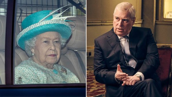 الأمير أندرو والملكة إليزابيث