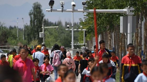 These Muslim school children in Akto, south of Kashgar are kept under constant surveillance by the Chinese state. (AFP/ File Photo)