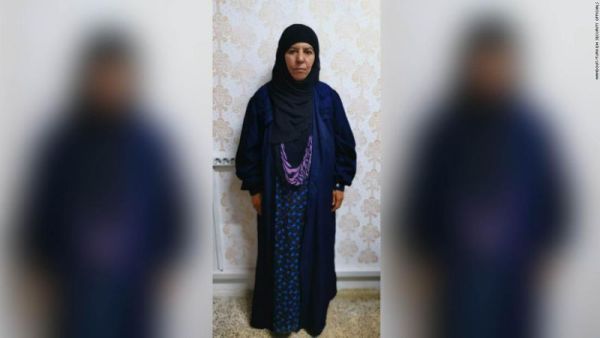 A photo handout provided by Turkish officials, of who they say is Rasmiya Awad, the sister of slain ISIS leader Abu Bakr al-Baghdadi. (Credit: Handout/Turkish Security Officials)