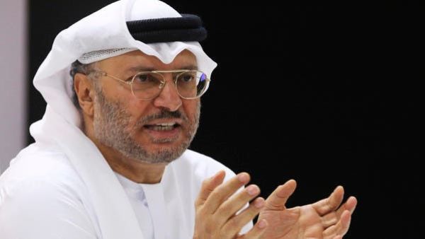 UAE’s Minister of State for Foreign Affairs, Anwar Gargash (Twitter)