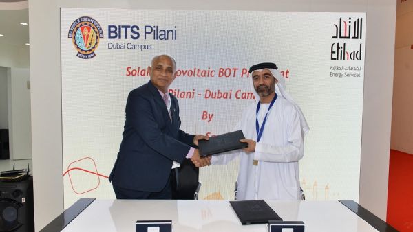 Etihad ESCO to Install Rooftop Solar PV System at Bits Pilani Dubai Campus