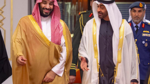 MBS and Mohammad Ben Zayed (AFP) MBS and Mohammad Ben Zayed (AFP)