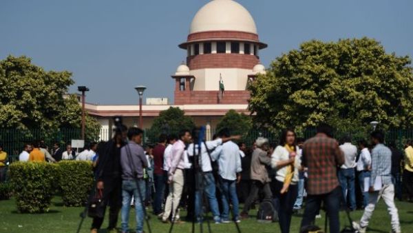 The Supreme Court in New Delhi: India’s top court cleared the way for a Hindu temple to be constructed at a hotly disputed holy site. (Money Sharma/AFP via Getty)