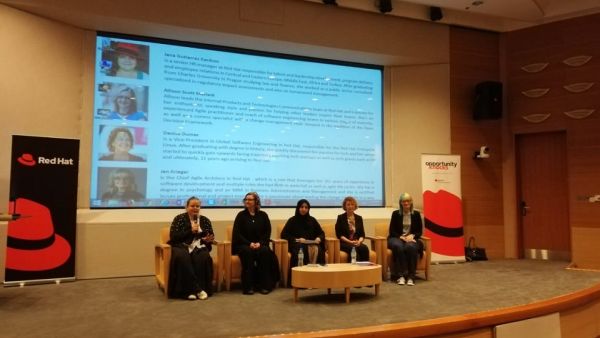 During the event Red Hat Presents Women in Tech Tour to Promote Open Source Careers to the Middle East’s Future Female It Talent