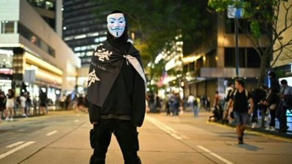 Hong Kong protester (AFP)