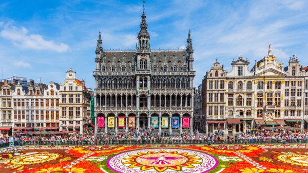 Grand Place during Flower Carpet festival. This year theme was Mexico. (Shutterstock/ File Photo)