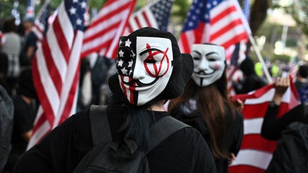 People take part in a march from Chater Garden to the US Consulate in Hong Kong on December 1, 2019. (AFP/ File Photo)