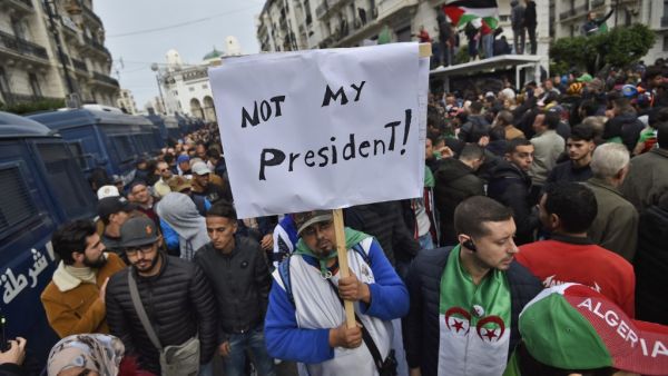 Abdelmadjid Tebboune, a former ally of Algeria's deposed leader Abdelaziz Bouteflika was elected yesterday president of the protest-wracked country in a widely boycotted vote, sparking another outpouring of anger on the streets today. RYAD KRAMDI / AFP
