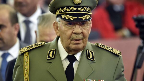 In this file photo taken on December 19, 2019 Lieutenant general Ahmed Gaid Salah, Algerian armed forces chief, attends the formal presidential swearing-in ceremony in the capital Algiers. Algeria's powerful army chief Ahmed Gaid Salah died, state TV said on December 23, 2019. RYAD KRAMDI / AFP