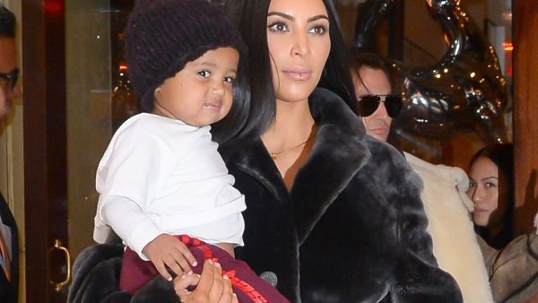 كيم كارداشيان وابنها سانت