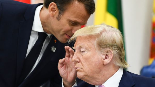 Donald Trump meets with Emmanuel Macron. (AFP/ File Photo)