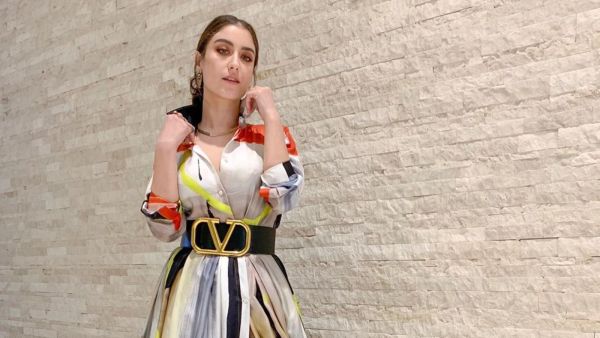 Hazal's husband director Ali Atay appeared next to her