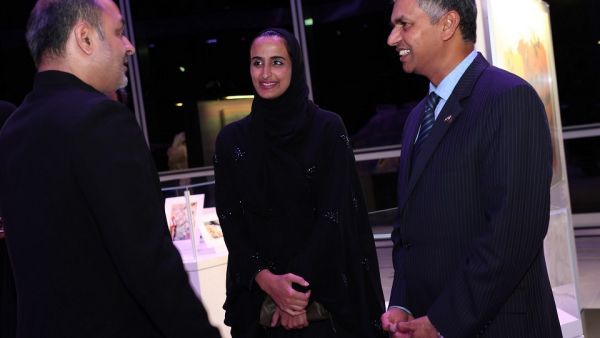 يعدّ العمل الفني الفريد من نوعه عالميًا في مؤسسة قطر آخر إبداعات الفنان الراحل مقبول فداء حسين