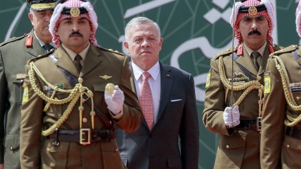 Jordan’s King Abdullah II during a ceremony held in Amman on May 25, 2019, to celebrate the country’s 73rd Independence Day. (AFP/ File Photo)