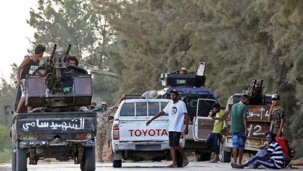 Fighters loyal to Government of National Accord, south of Tripoli (AFP/File photo)