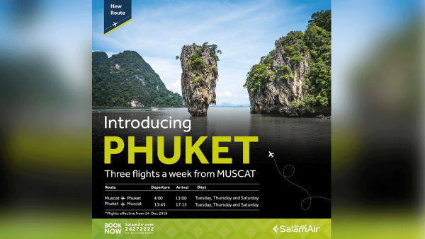 SalamAir to fly between Muscat and Phuket from December 24