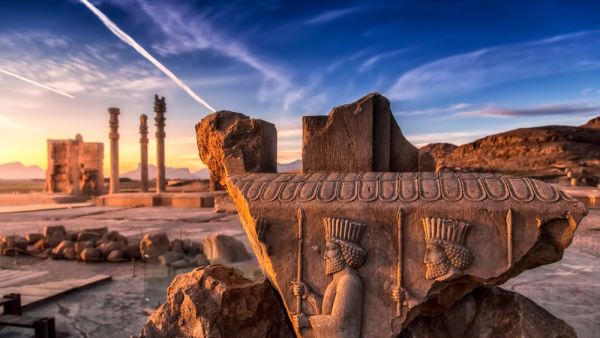 Persepolis (Old Persian: Pārsa) was the ceremonial capital of the Achaemenid Empire (ca. 550–330 BCE). It is situated 60 km northeast of the city of Shiraz in Fars Province, Iran (Shutterstock)	