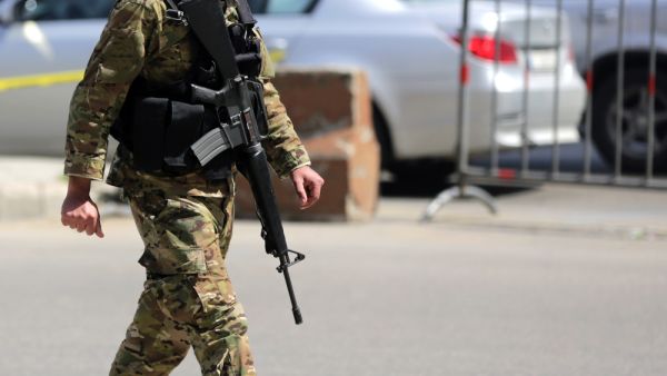 Armed Lebanese soldier patrols a street of Beirut. (Shutterstock/ File Photo)
