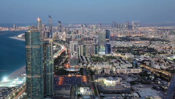 City of Abu Dhabi at dusk, United Arab Emirates. (Shutterstock/ File Photo)