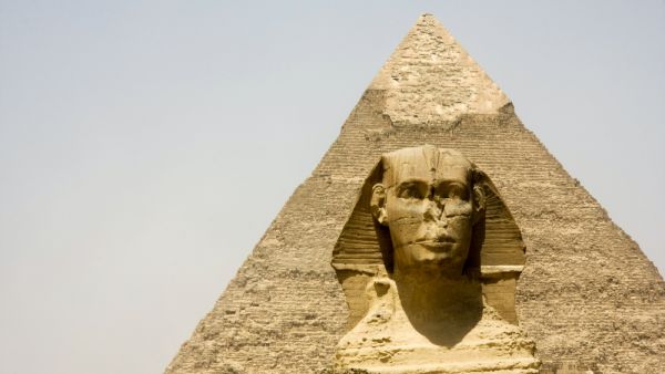 The Sphinx - mythical creature with the head of a human and the body of a lion, are generally associated with architectural structures such as royal tombs or religious temples Egypt, Giza. (Shutterstock/ File Photo)