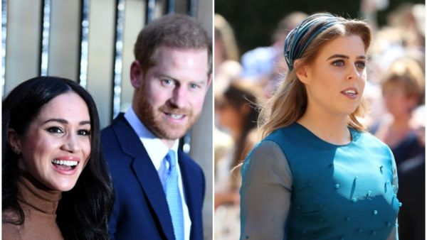 الأمير هاري وميغان ماركل والأميرة بياتريس