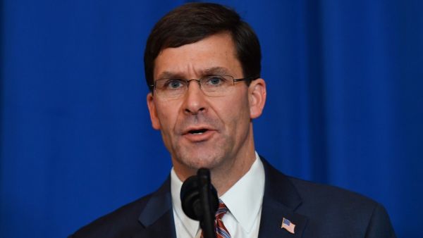 US Secretary of Defense Mark Esper (AFP)